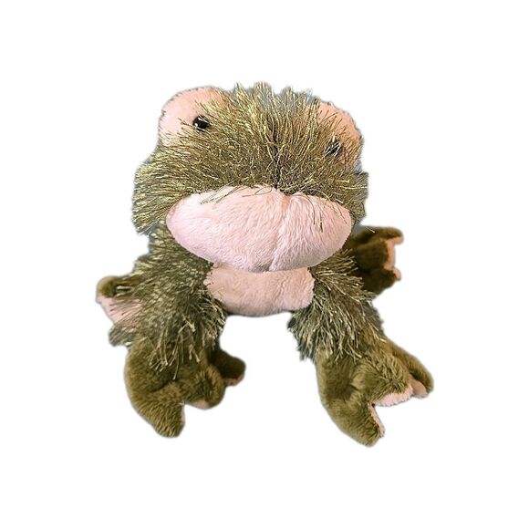 Ganz Webkinz Green Frog 8.5" Long Very Soft Stuffed Animal, Plush, Kids Toy - Picture 1 of 10